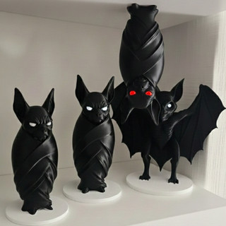 Morcegos Hallowen Kit  c/ 16 cm de enfeite  - Batman - Bat - Terror - Dia das bruxas