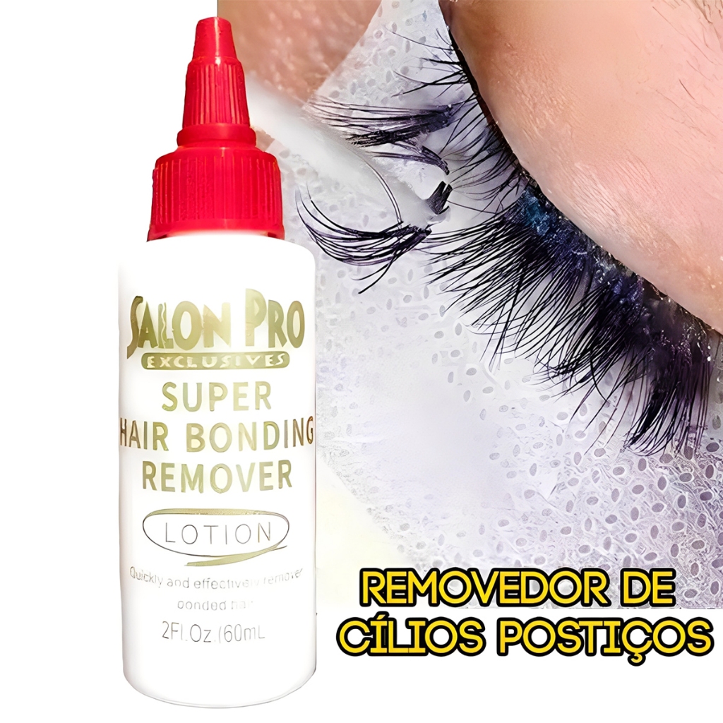 Removedor Salon Pro 60ml Profissional Para Cílios e Extensão em Oferta na Shopee