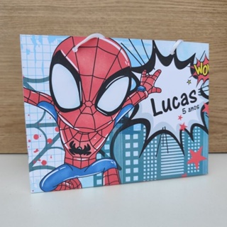 Sacolinha Personalizada Homem aranha - Pegue e Monte em Oferta na Shopee