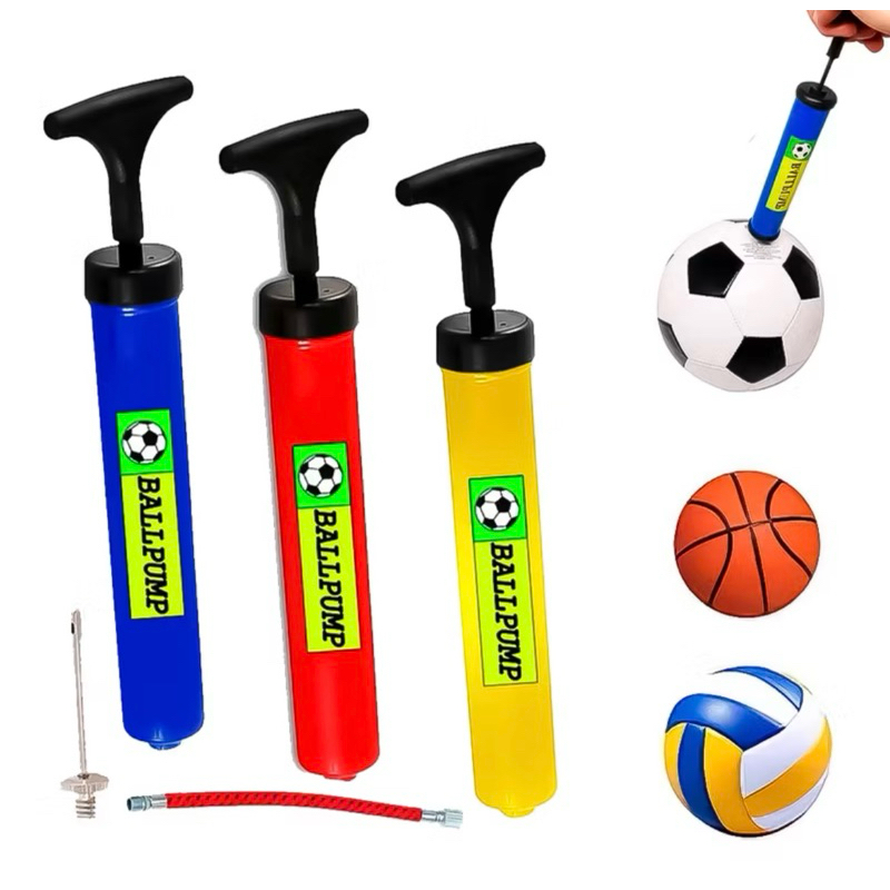 Bomba De Encher Bola de Futebol Futsal Futevôlei Basquete Infláveis Boia Colete Bexiga Bolas Pilates