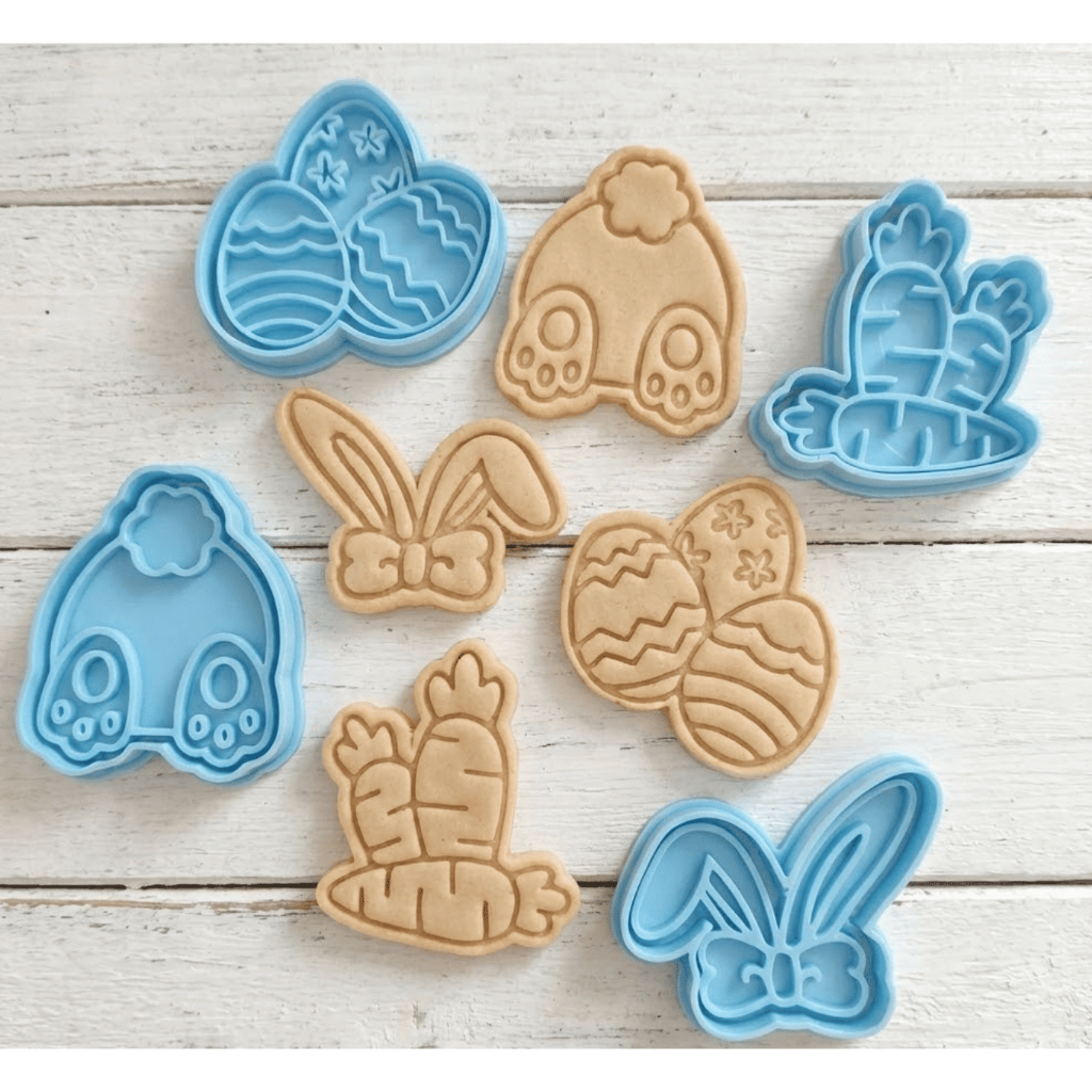 Rabinho coelho ovos e cenouras de pascoa Cortador Carimbo Cookies Biscoito Massinha Pascoa Orelhinha