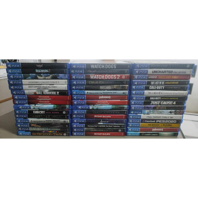 Jogos para PS4 mídia física