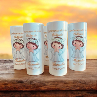 Copo long drink personalizado Batizado em Oferta na Shopee