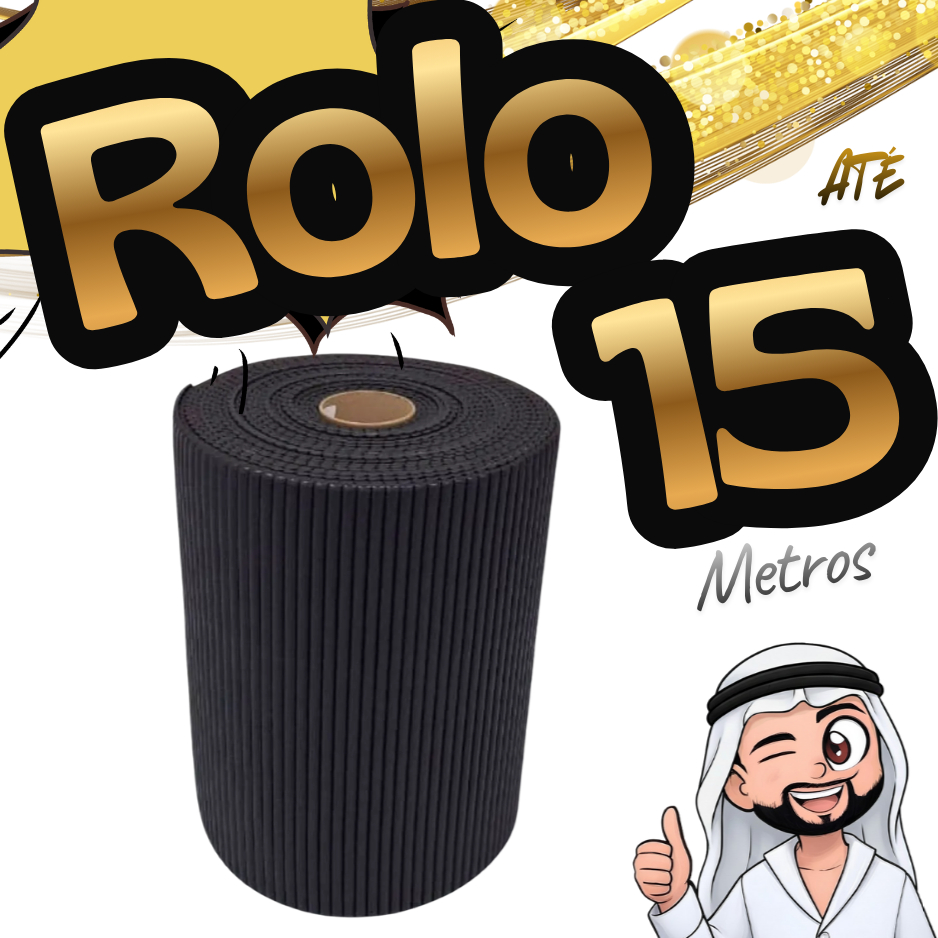 Passadeira Antiderrapante Soft Emborrachada Metro Cozinha Corredor 43cm Largura Lavável