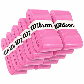 Kit 5 Un Overgrip Wilson Raquete  Beach Tennis Padel tenis pickleball Cor Rosa Grip Liso sem furação Envio Imediato
