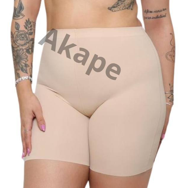 Short segunda pele Lisa feminina Bermuda cinta Modeladora   Sem Costura Confortável. em Oferta na Shopee