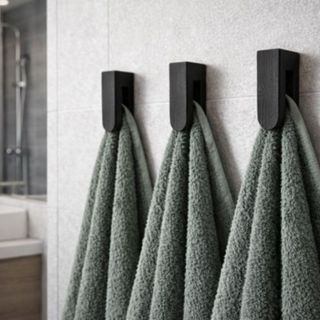 Suporte Gancho Porta Toalha Banho Organizador Banheiro Cabide Toalha Mão Toalha Rosto em Oferta na Shopee