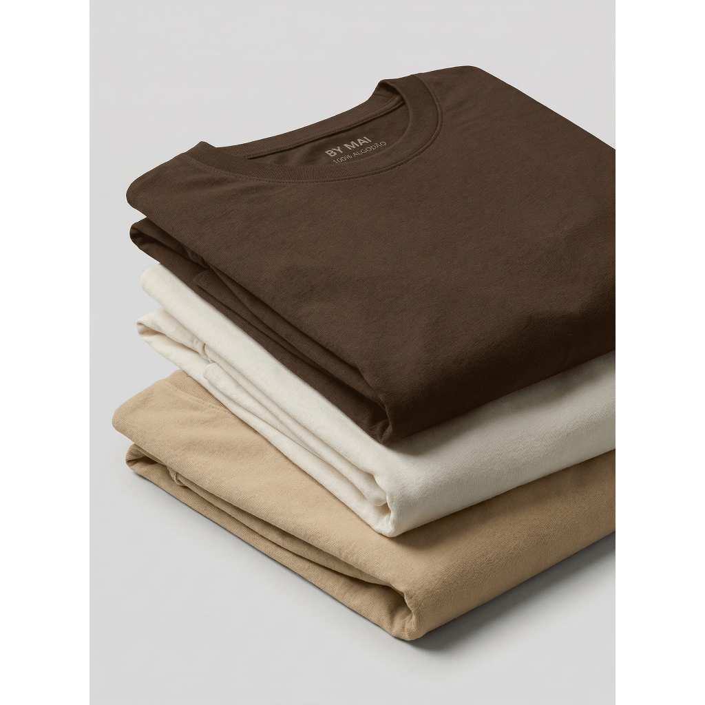 Kit 3 Camisetas Femininas Básicas Babylook 100% Algodão Lisa Confortável em Oferta na Shopee