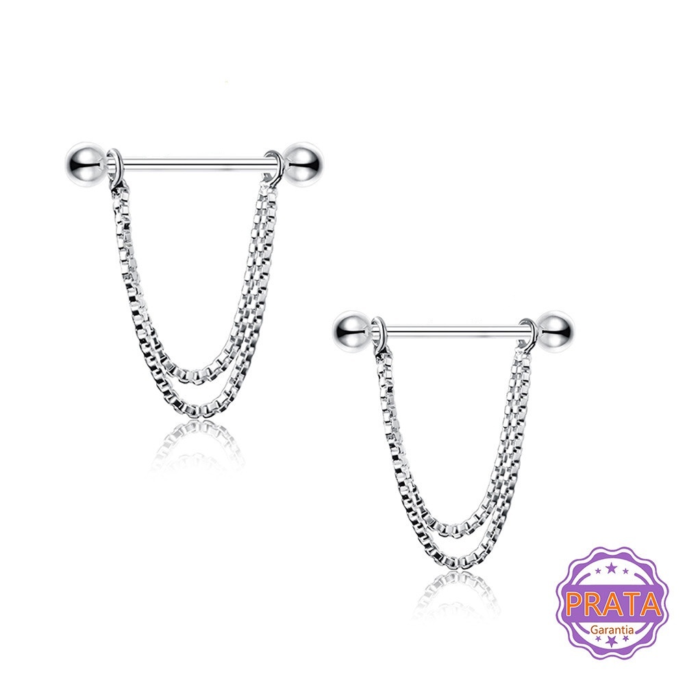 Piercing Orelha Prata Cartilagem - Comprar com Melhor Preço em Anéis