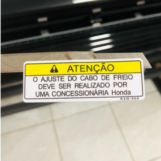 Advertência Tanque HONDA 2025/2026 FAN Adesivo em Oferta na Shopee