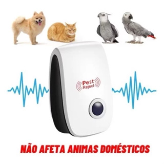 Repelente Eletrônico Ultrassônico de Tomada Afasta Mosquitos, Ratos e Baratas Bivolt em Oferta na Shopee