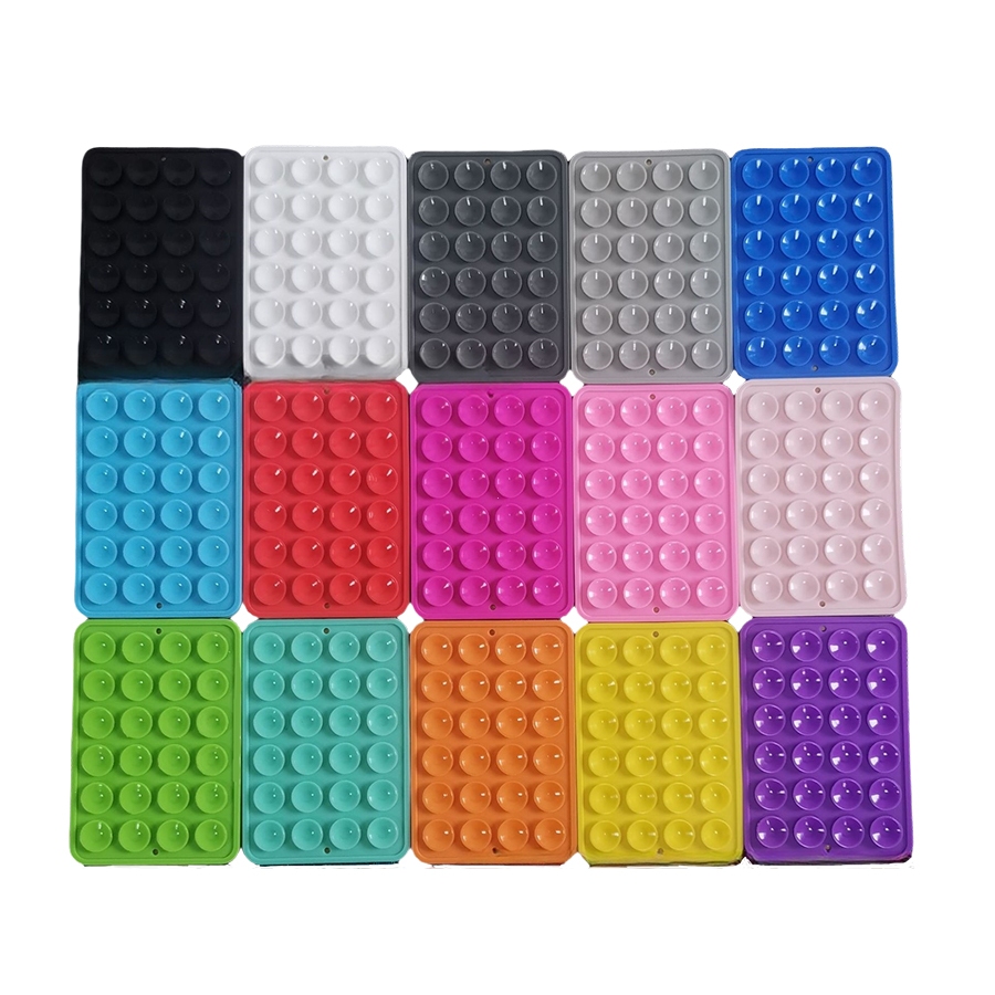 Multifuncional telefone móvel universal fixação silicone ventosa telefone móvel antiderrapante suporte ventosa