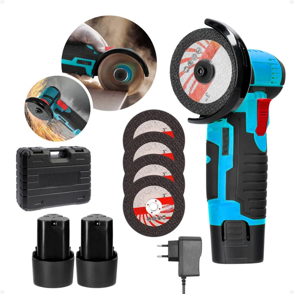 Esmerilhadeira Lixadeira Recarregável 2 baterias 18v soarfly em Oferta na Shopee