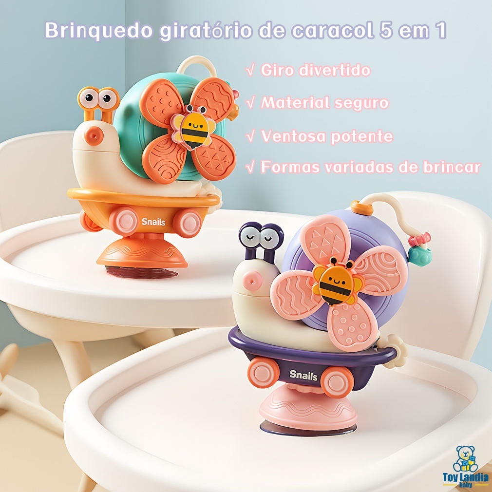 Brinquedo de Hidráulica de Caracol para Habilidades Motoras Finas Brinquedo Divertido para Mesa de Jantar com Ve