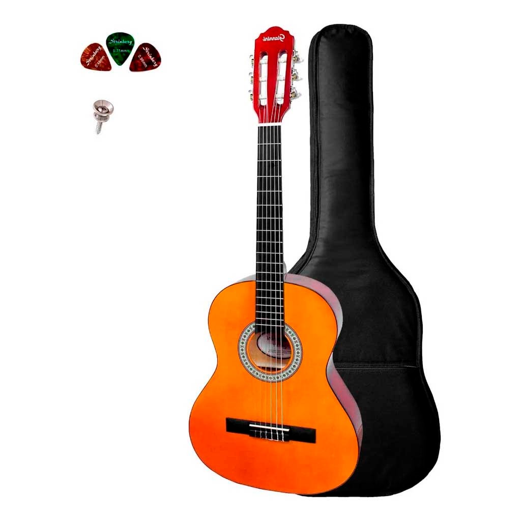 Violão Canhoto Acústico Giannini Nr Infantil Com Capa
