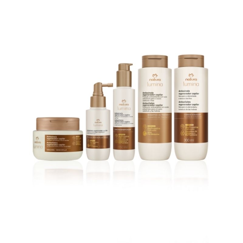 Kit Lumina Antissinais Regenerador Capilar Completo (5 produtos)