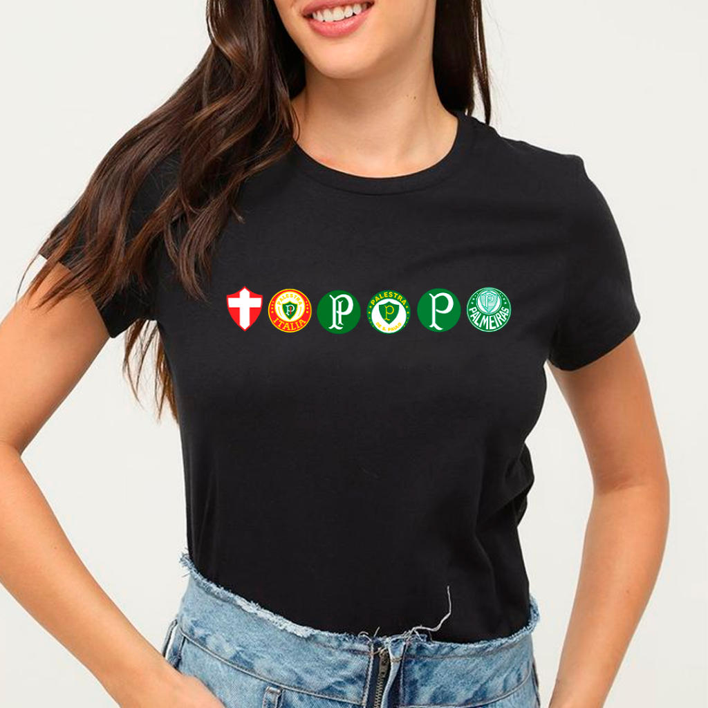 Camiseta T-shirt Unissex Palmeiras Verdão Time Futebol