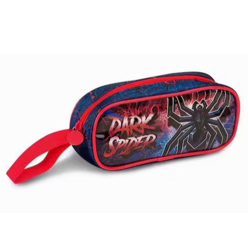 Estojo Simples Infantil Escolar Dark Spider - Clio Style em Oferta na Shopee