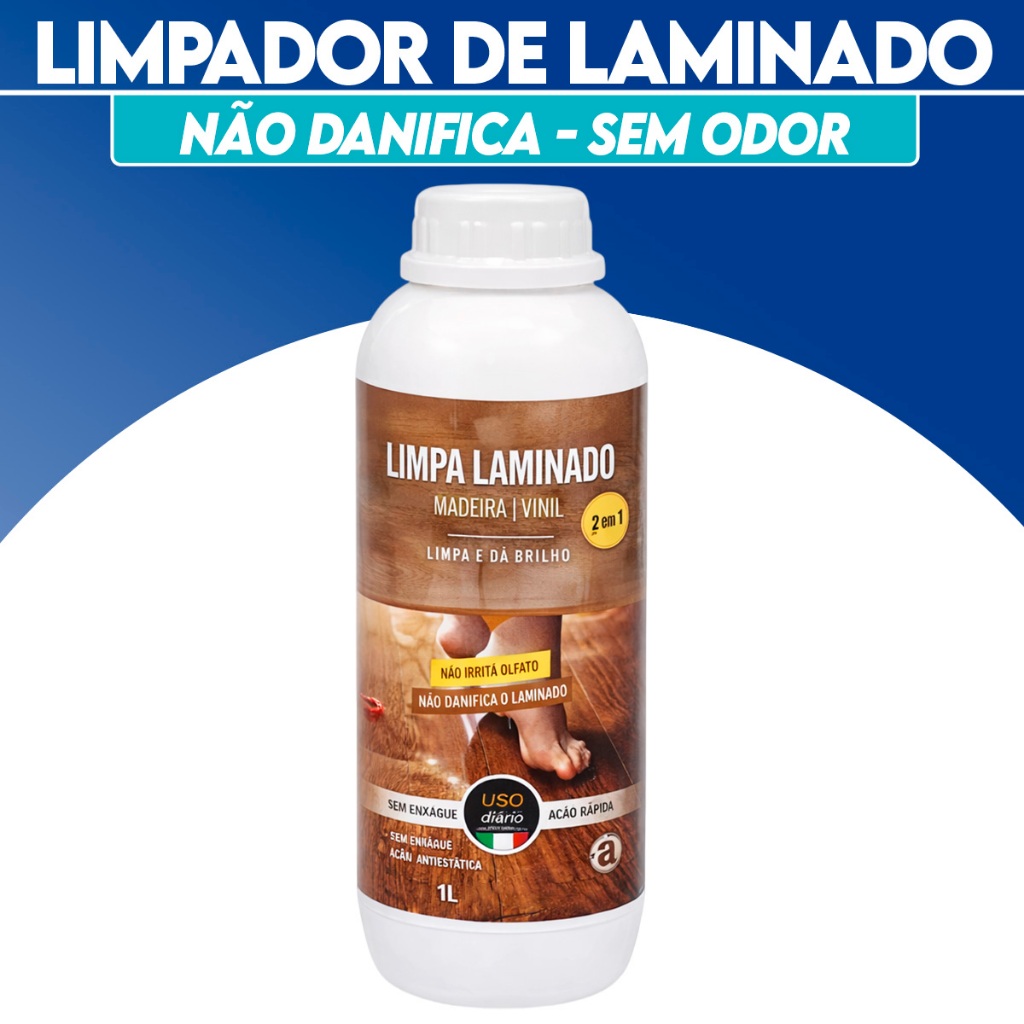 Limpa Laminado Madeira Vinil Bellinzoni - 01 Litro em Oferta na Shopee