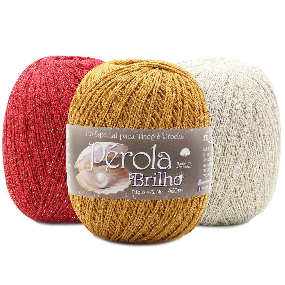 Linha Pérola Brilho Dourado São João 460mts TEX 295,3
