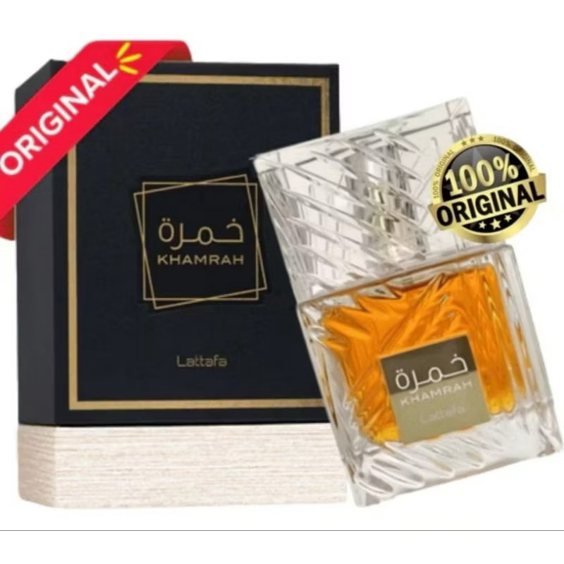 Perfume Arabe lattafa Khamrah 100ml Original Com selo – Envio imediato em Oferta na Shopee