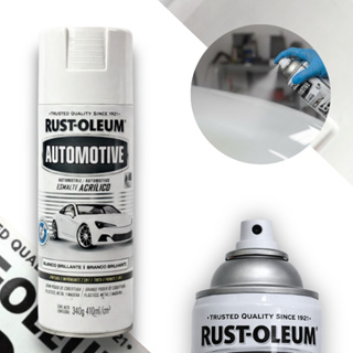 Esmalte Acrílico Automotive Branco Brilhante Rust Oleum em Oferta na Shopee