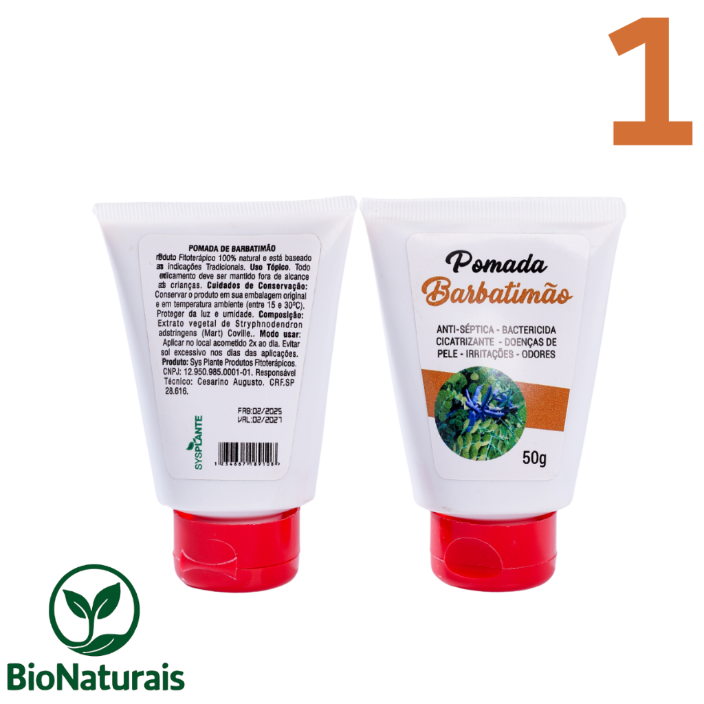 Pomada barbatimao 50g Cicatrizante Natural