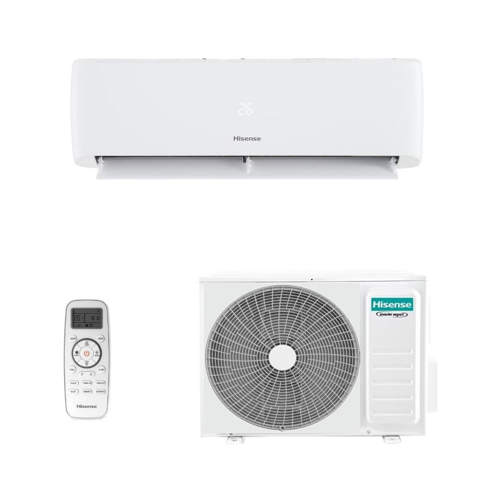 Imagem Ar Condicionado Inverter Hisense Hi Wall Eco Plus R-32 sem Wi-fi 12.000 Btus Frio 220v