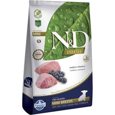 Farmina N&d Prime Cães Puppy Mini Cordeiro E Blueberry 2,5 Kg