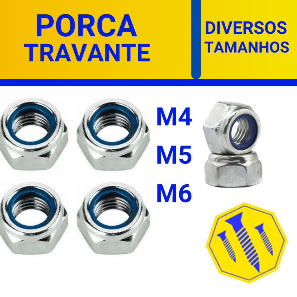 100 porca travante m4 m5 m6 porcas travante Porcas