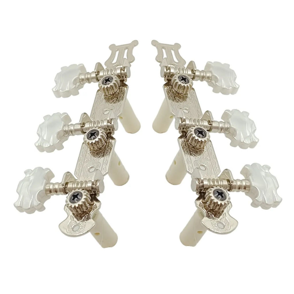 Imagem Tarraxas MXT para Violão Nylon Pino Grosso Cromada/ Dourada