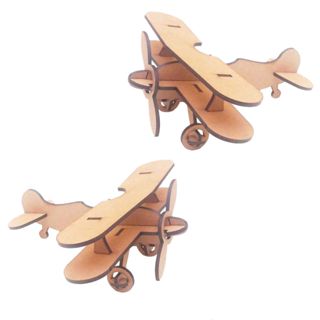Kit 26 Mini quebra cabeça 3d Avião Biplano 8 cm mdf cru festa lembrancinha cenario Príncipe aviador em Oferta na Shopee