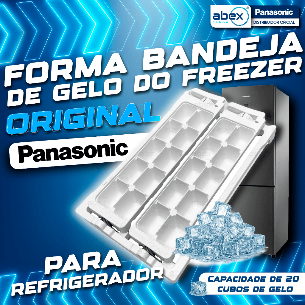 Forma Bandeja De Gelo Para Refrigerador Panasonic BT46 BT47 BT48 BT49 BT54 BB51 BB52 BB53 Original