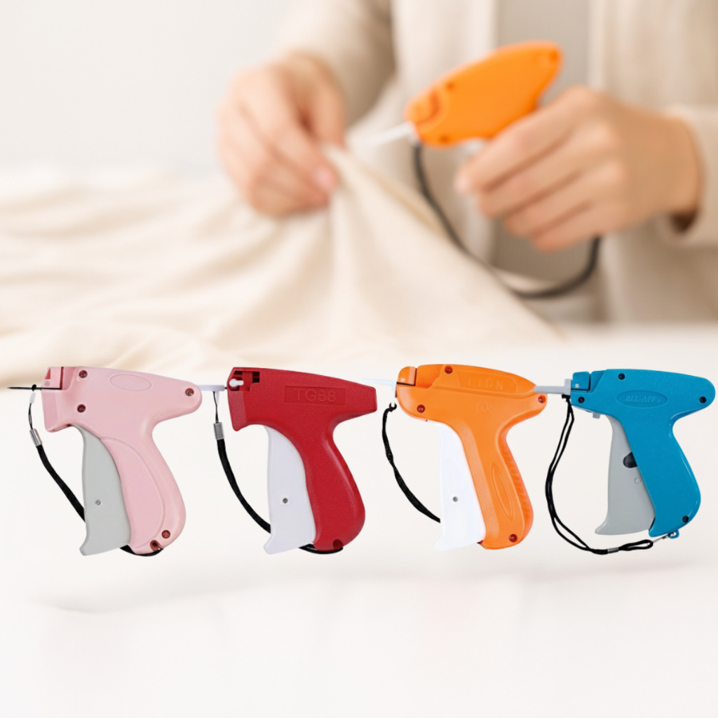 Pistola Aplicador Tag Pin Fine Agulha Fina Fixador de Etiqueta Preço Tamanho Tecidos Delicados