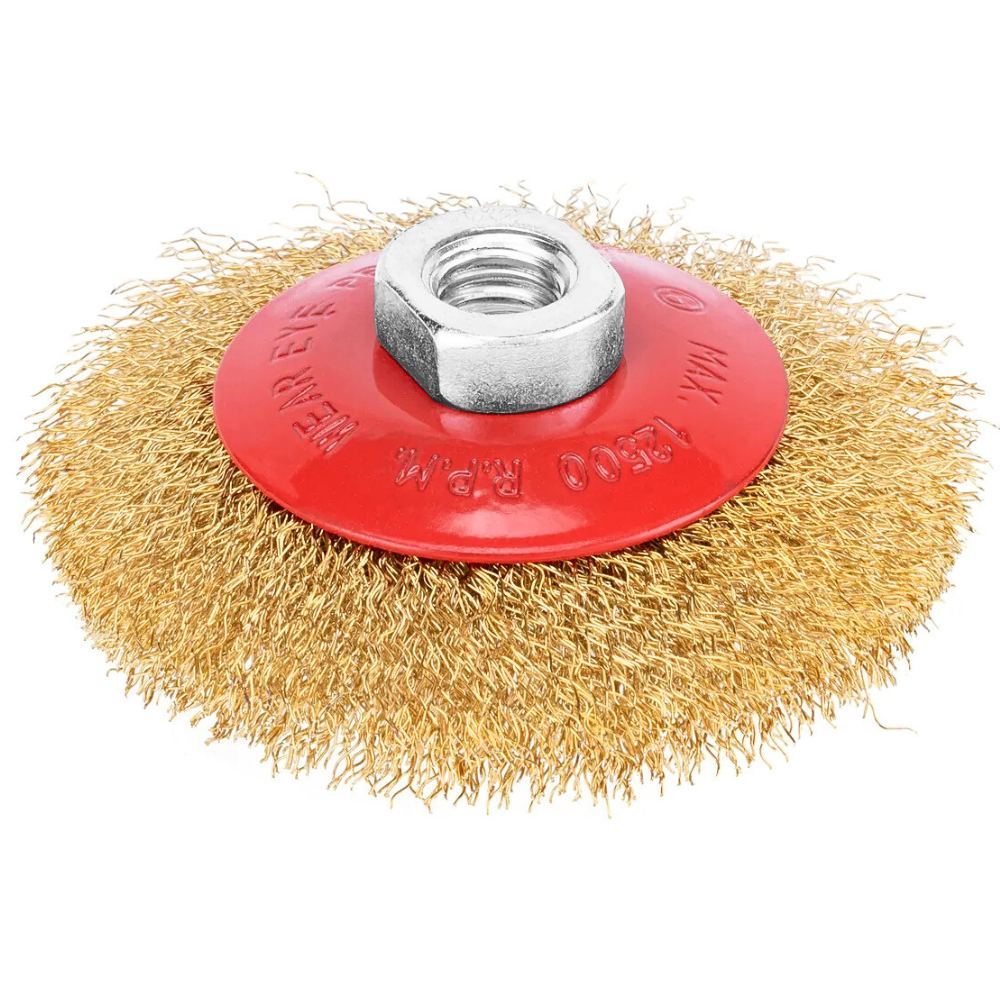 Escova de Aço Carbono Circular Trançada 4 Pol 100mm 746089 MTX em Oferta na Shopee