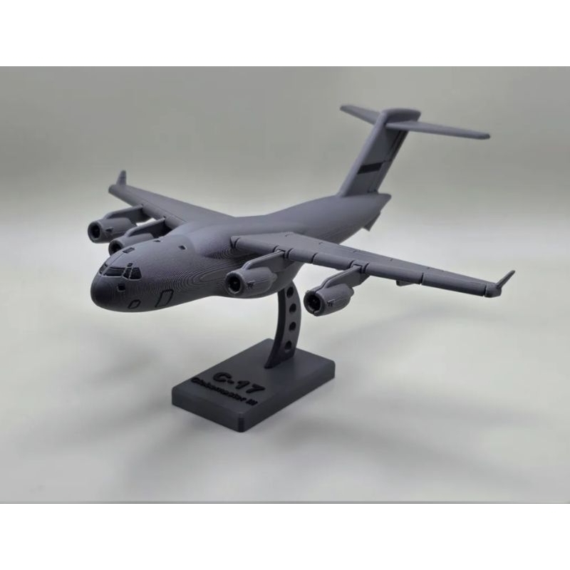 Miniatura Avião Militar C-17 Colecionável Decoração Casa Sala Escritório Quarto estante Aviação
