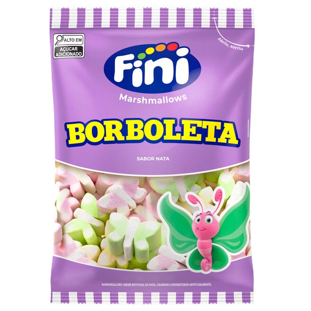 Marshmallow Borboleta 250g - Fini