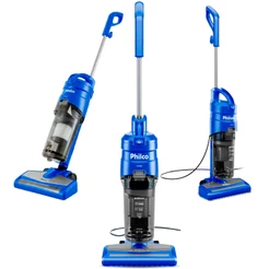Aspirador De Pó Vertical E Portátil De Mão Philco Power Clean 2000w 2 Litros 2 Em 1 Azul PAS32