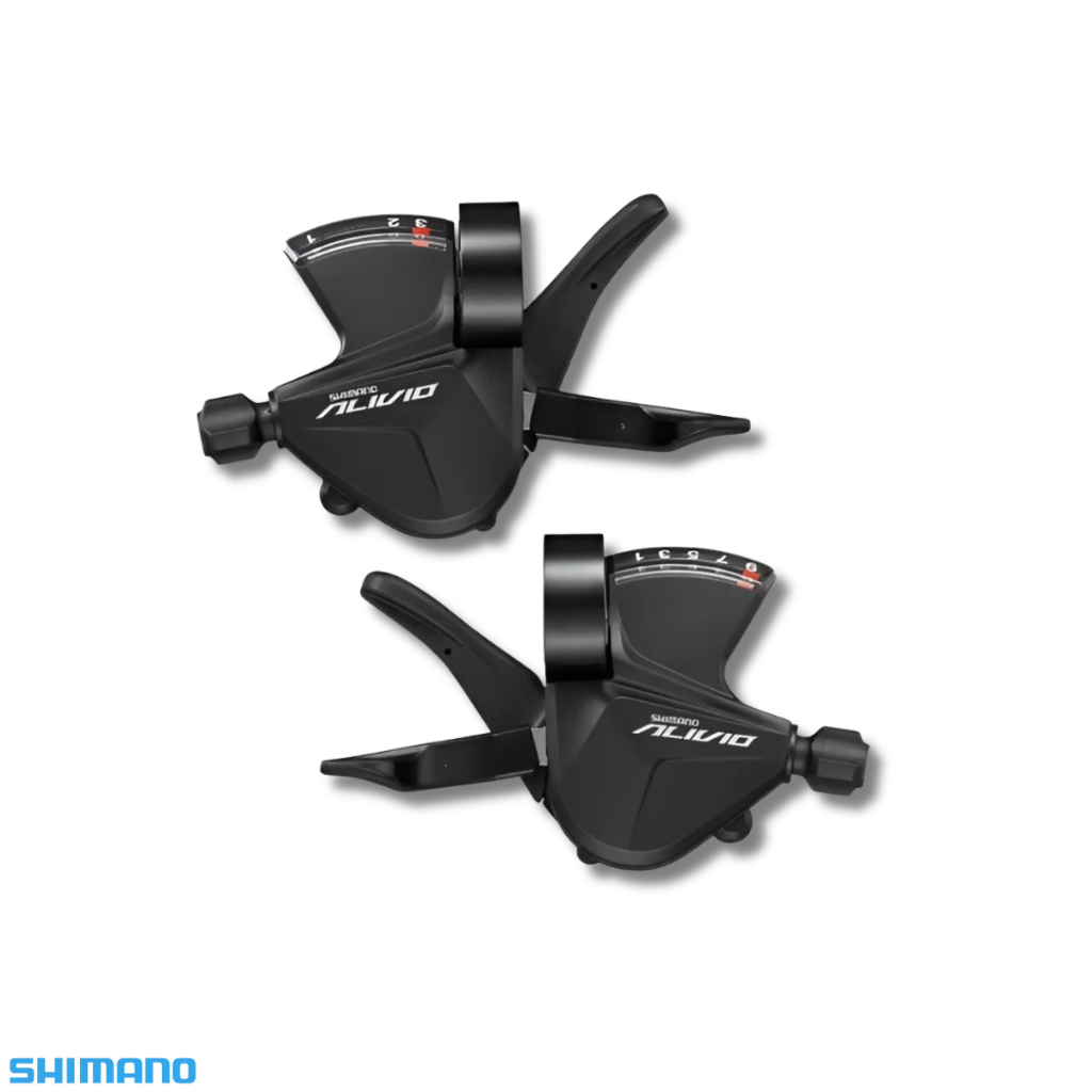 ALAVANCA PASSADOR SHIMANO ALIVIO 3X9V SL-M3100 RAPIDFIRE PLUS COMPLETO