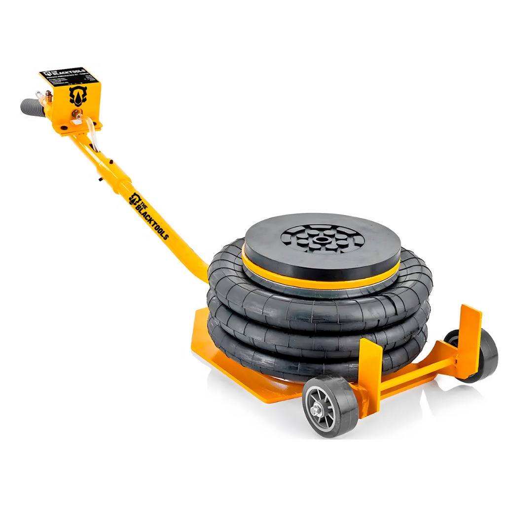 Macaco Jacaré 3 T Sanfonado Bolsa Ar Pneumático Profissional Auto Center Tpm10 The Black Tools em Oferta na Shopee