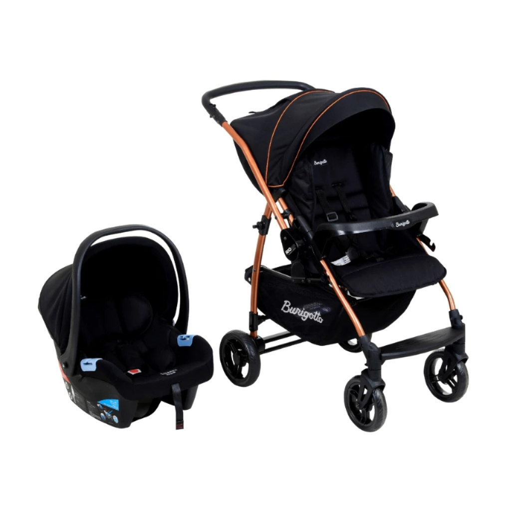 Carrinho De Bebê Burigotto Travel System Bebe Conforto Passeio 4 Rodas
