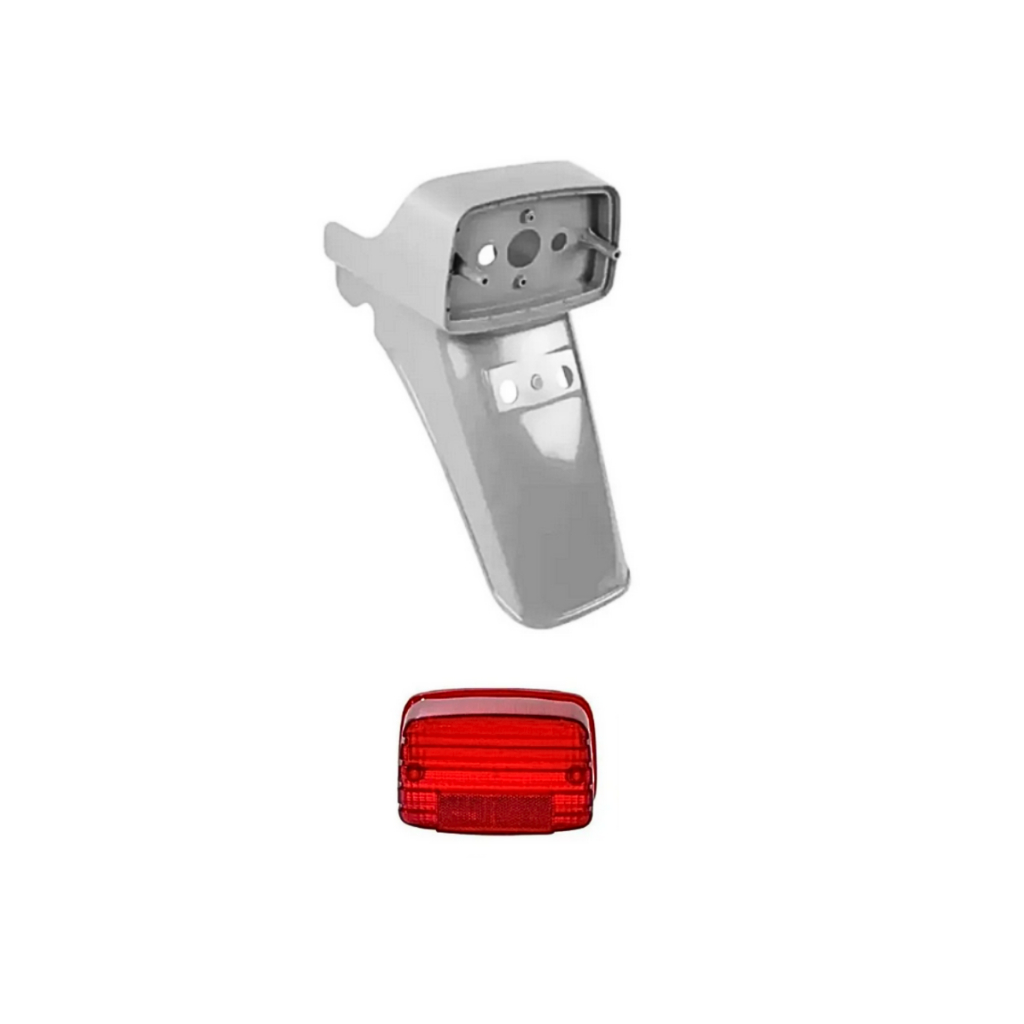 Paralama Traseiro Cg 125 Ml 83 / 89 S/ Pintura Lente Freio