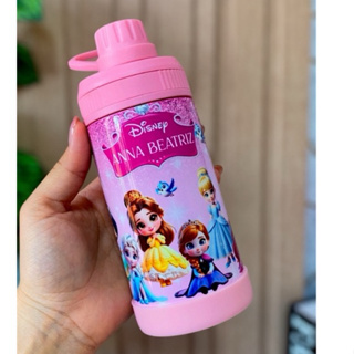 Garrafinha termica infantil, Garrafinha térmica personalizada, garrafa com nome, garrafinha com mascote. em Oferta na Shopee