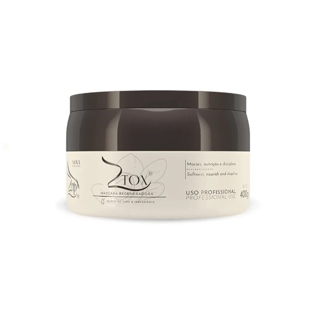 Zap Ztox Máscara Regeneradora Capilar 400g – Tratamento Profundo e Brilho Intenso