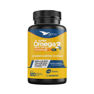 Omega 3 selo IFOS 18/12 1800mg 1080 EPA 720 DHA com 20mg de Vitamina E 120 CPS em Oferta na Shopee