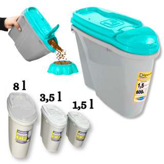 Pote Dispenser Home Porta Ração Armazenamento Grãos Cachorro e Gato Antiformiga Vedação de Insetos em Oferta na Shopee