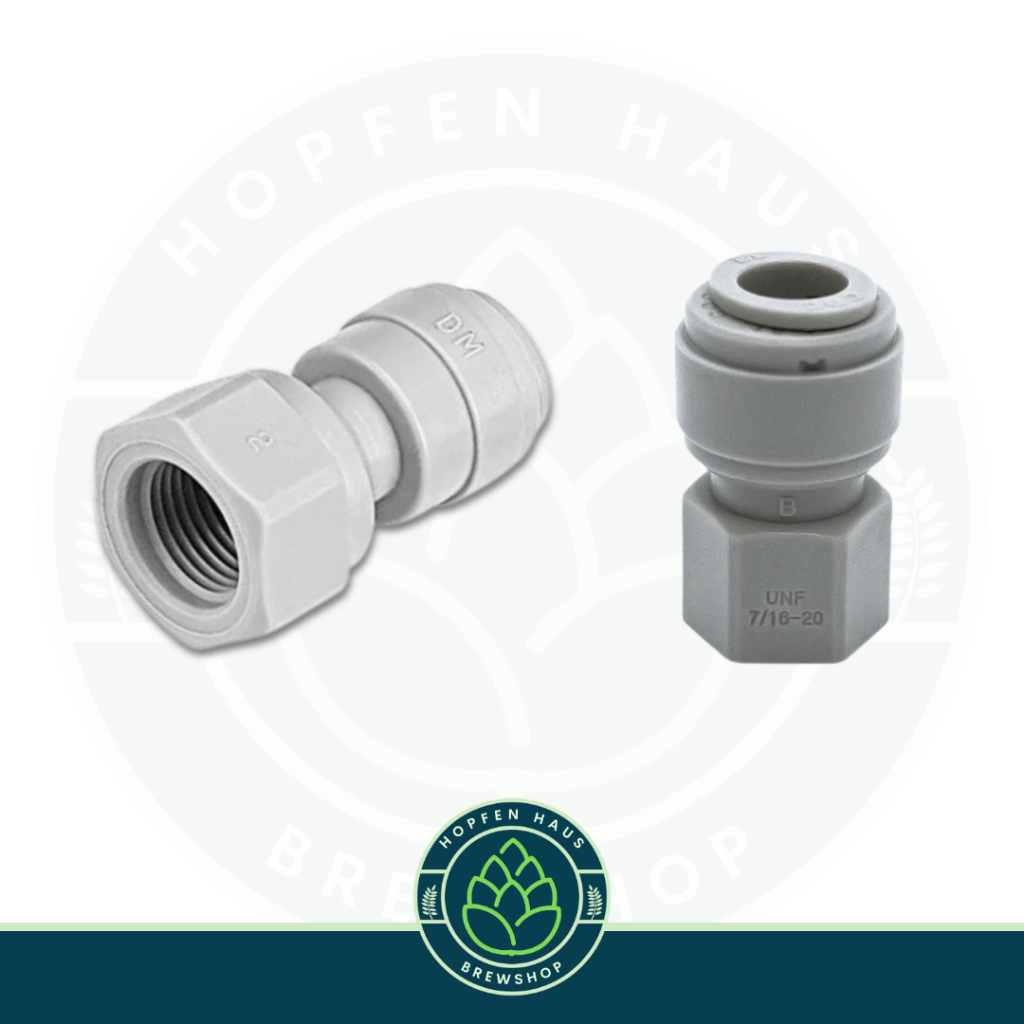 Conexão DMFIT - Rosca Fêmea - (Tubo 3/8" x Unf 7/16")