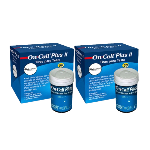 KIT Tiras para Medir Glicose On Call Plus Tiras para medir Glicose Fitas Diabetes em Oferta na Shopee