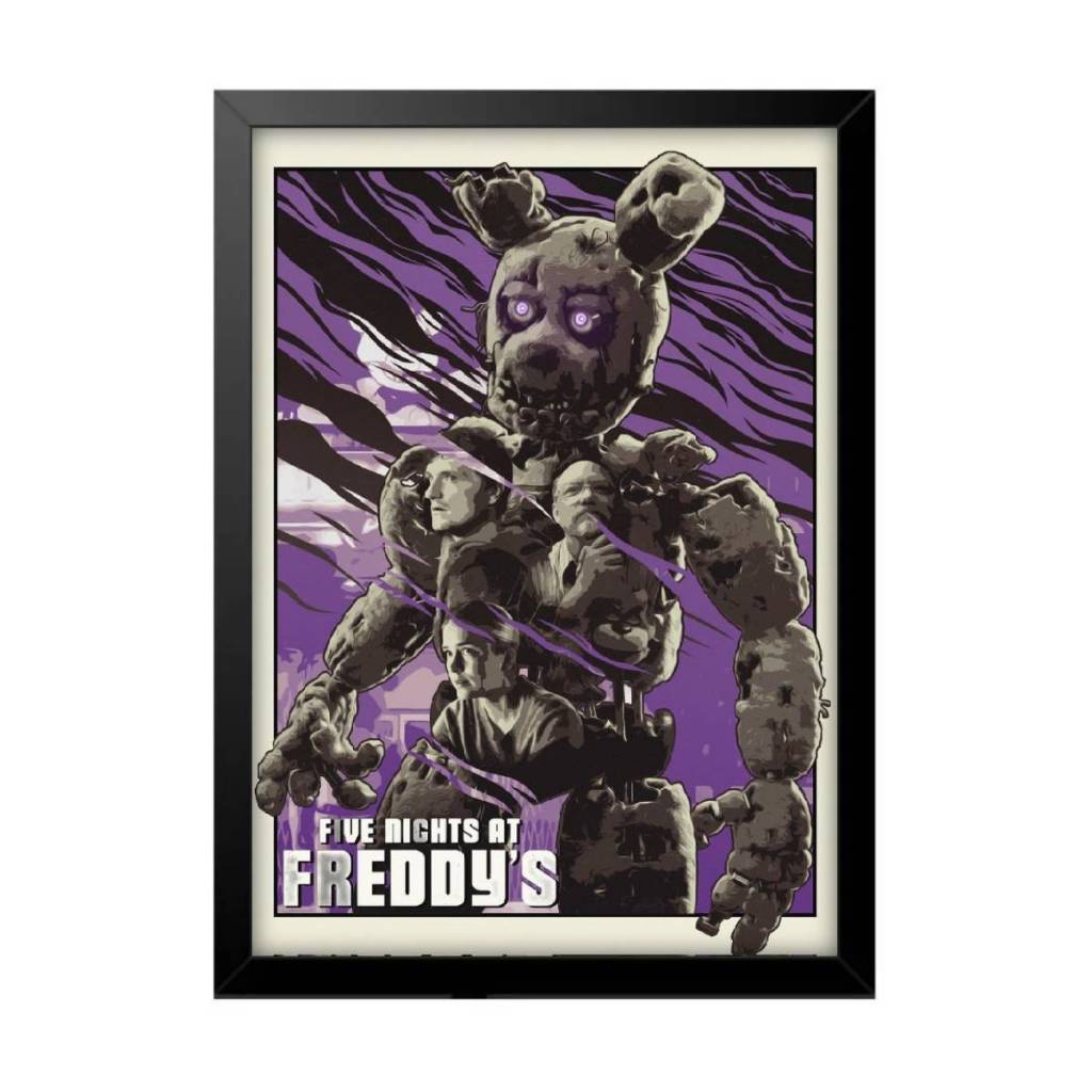 Quadro Decorativo Springtrap Five Nights At Freddy's Jogo Quarto Sala Escritório