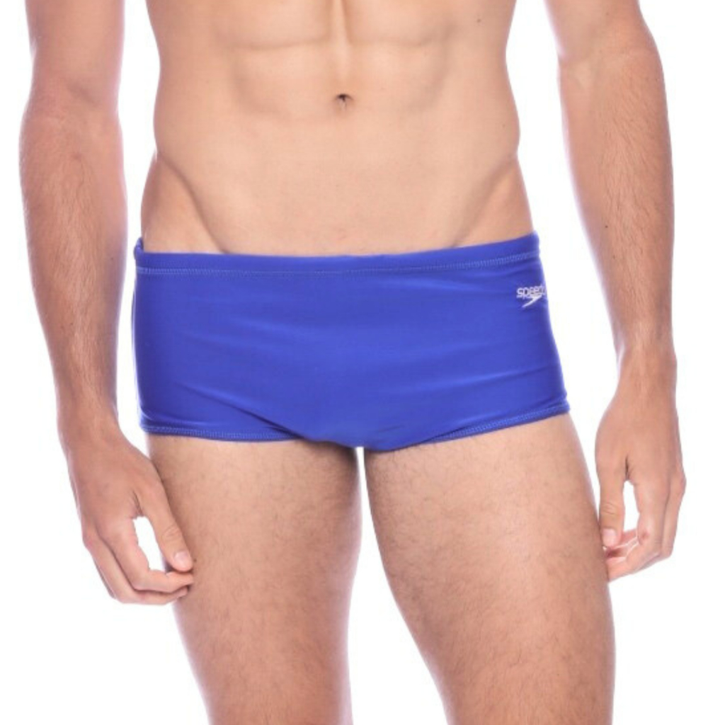Sunga Solid Adulto Speedo Com Lycra XtraLife - AZUL BIC